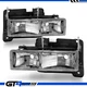 1988-1998 Chevy GMC Suburban C10 C/K Tahoe Yukon OE Factory Headlight Set