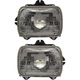 Headlight Driver and Passenger Side Fits 1987-1997 Toyota Pickup 4Runner Tacoma