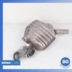 14-16 Audi D4 A8 TDI Rear Right Side Exhaust Muffler Assembly 4H0253610AH OEM