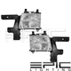 Headlights Headlamps For 1998-2003 Dodge Ram Van  Pair Left Right Set