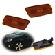 Amber Front Bumper Side Marker Light Lamp Housings For 2010-2014 VW MK6 Golf GTI
