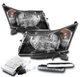 11-14 CHEVY CRUZE CRYSTAL HEADLIGHT LAMP BLACK W/DRL LED SIGNAL+6K HID KIT 12 13 11-14 CHEVY CRUZE CRYSTAL HEADLIGHT LAMP BLACK W/DRL LED SIGNAL+6K HID KIT 12 13