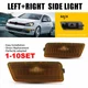 Amber Lens Front Side Marker Housing For 2010-2014 VW MK6 GTI 5K0-945-071 2-20x