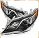 Pair Black Headlights Assy For 2012-2014 Toyota Camry 2.5L 3.5L 4-Door Projector