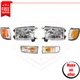New Corner Lights, Headlights Kit 6pc left right for 99-01 Toyota 4Runner Base