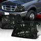 Headlights Fit 1998 1999 2000 Ford Ranger Smoke Head Lamps Assembly Left+Right