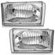 Pair Headlights For 1999-2004 Ford F250 F350 F450 Super Duty 2000-2004 Excursion