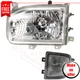 Front Fog Lights & Headlights Kit 2pc left for 2000-2004 Nissan Pathfinder LE,SE