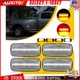 LED Side Marker Lights Clear Fit 2010-18 Dodge Ram 2500 3500 HD Dually Bed 4-20X