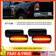 4X Smoke LED Fender Side Marker Light For 10-18 Dodge RAM 2500 3500 Dually Bed B