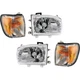 Headlight Corner Light Kit For 99-04 Nissan Pathfinder Left and Right With Bulb