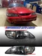 Set of Euro Clear Smoke Headlights w/ Corner Lights for 1994-1998 Ford Mustang
