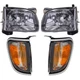 Headlight Set Halogen For 2001-2004 Toyota Tacoma