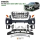 Front Bumper Cover Grille Assembly For 2021-2024 GMC Yukon / Yukon XL SLT 14 PCS