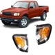 Corner Light For 2001-2004 Toyota Tacoma Signal Light w/black trim Pair LH+RH