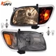 KUAFU For 2001 2002 2003 2004 Toyota Tacoma Headlights & Corner Light 4Pcs KUAFU For 2001 2002 2003 2004 Toyota Tacoma Headlights & Corner Light 4Pcs