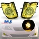 For 2006-2010 Lexus IS250 IS350 Bumper Fog Light Lamp Yellow W/Bulbs Left+Right
