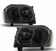 Smoked FOR 2005 2006 2007 Jeep Grand Cherokee Headlights Headlamps Left+Right