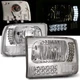 Fit 1999-2004 Ford F250 F350 F450 Superduty 00-04 Excursion LED Headlight Chrome