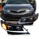 Headlights For 2012 2013 2014 Toyota Camry LED DRL Projector Lamps Assembly Pair