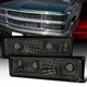 Fit 1988-1998 Chevy GMC C/K 1500 Silverado Sierra Smoke Bumper Signal Lights
