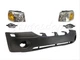 FOR 02-09 GMC ENVOY SLE SLT FRONT BUMPER HEADLIGHT SET=5PCS