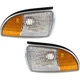 Side Marker Set For 1991-96 Chevy Caprice Lens/Housing w/Cornering Lamp Frnt 2Pc