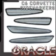 2005-2013 CHEVY CORVETTE C6 ORACLE CONCEPT SMD CLEAR LED SIDE MARKERS 4PC