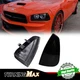 2Pc Smoked Lens Front Side Marker Corner Lightings Cover For 06-10 Dodge Charger