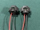 NEW 2004-2008 MAZDA RX-8 FRONT BUMPER FOG LIGHT CONNECTORS PIGTAILS PAIR