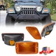 4PCS Front Bumper Signal & Fender Side Marker Lights For 97-06 Jeep Wrangler TJ