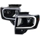 Fits 99-14 FORD F150 Projector Headlight With Clear Lens