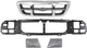 4-Piece Grille Kit for 1998-2000 Ford Ranger, Includes Front-Wheel Drive Header