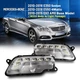 For 2010-2016 Mercedes E-Class E63 AMG E350 LED Fog Lights Clear Bumper Pair