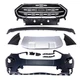 Front Bumper Cover Set with Grills For Ford EcoSport 2018 2019 2020 2021 2022