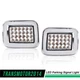 Fit For 2003-2008 Hummer H2 Chrome Front Chrome LED Parking Signal Light Set New