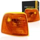 For Ford Ranger 1993-1997 Corner Light Driver and Passenger Side Pair Amber Lens
