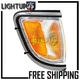 1995-1996 Toyota Tacoma 2WD Right Passenger RH Chrome Corner Marker Signal Lamp