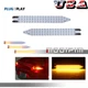 For 2016-2022 Mazda MX-5 ND Sequential LED Blinker Turn Signal Lights Kit Amber