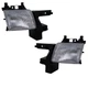 For 98-03 Ram Full Size Van Headlight Headlamp Head Light Lamp w/Bulb SET PAIR