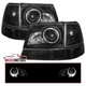 Black Projector Headlights+Corner Signal Lamps Fits 1998-2000 Ford Ranger Halo