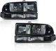 Headlights Assembly Bumper Turn Signal Light Lamp for Chevy Blazer 1998-2005 Che