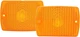 2 Front Turn Signal Parking Marker Lights Amber Lens 1987-95 Jeep Wrangler A3