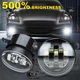 For Honda CR-Z 2015-2016 Pair Front Bumper Fog Lights Lamps Replacement LH&RH