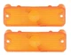 OER Amber Park Lamp Lens Set For 1966 Chevy Impala Bel Air and Biscayne