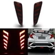 For Toyota CHR C-HR 2016 2017 2018 Red LED Rear Bumper Tail Brake Light Fog Lamp