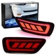 Dark Red Lens Full LED Rear Bumper Reflector Lights For Jeep WK2 Grand Cherokee Dark Red Lens Full LED Rear Bumper Reflector Lights For Jeep WK2 Grand Cherokee