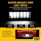2Set LED Plate Light License For 2015-2020 300 Dodge Bright Charger Challenge EV