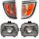 Corner Light Kit Halogen For 1995-1996 Toyota Tacoma Base DLX