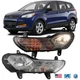 Fog Lights For 2013-2016 Ford Escape Bumper Driving Lamp Replacement Clear Lens
